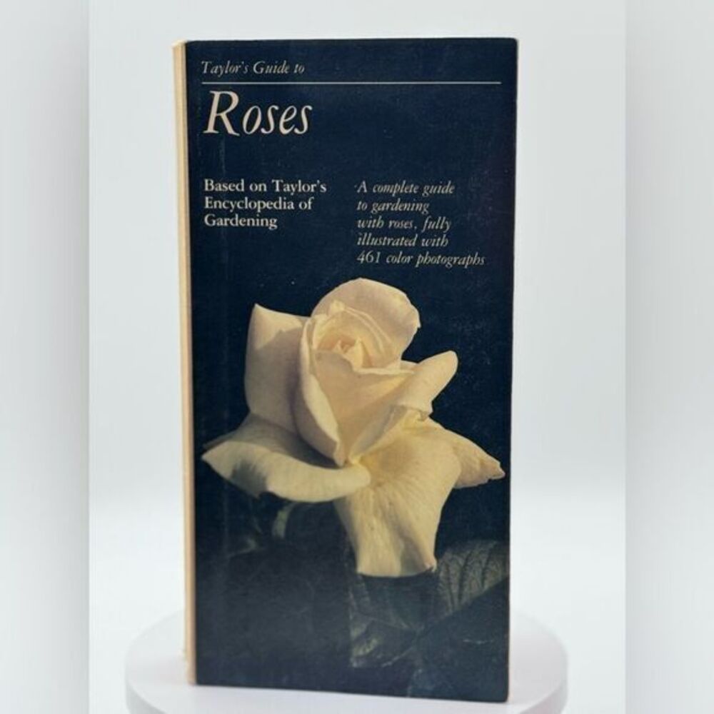 Vintage Gardening Book Taylor's Guide To Roses 1961 Softcover Design Grow Plant